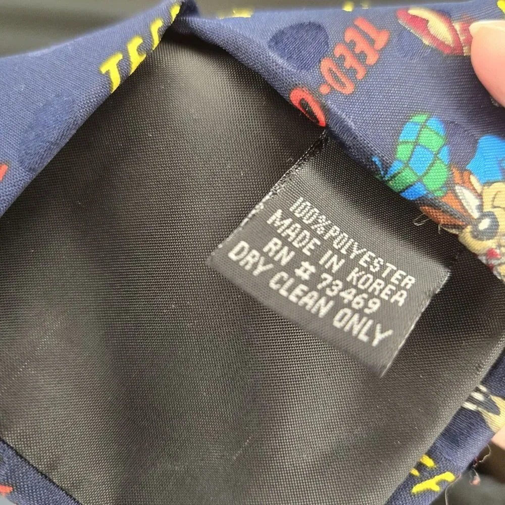 Looney‎ Tunes Golf Mania Teed Off Vintage Neck Tie Vintage 1995